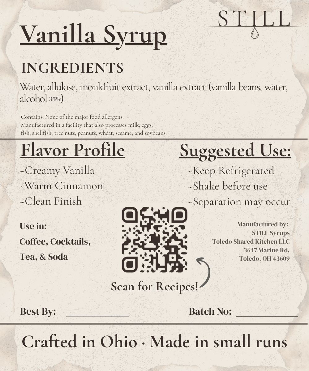 STILL Vanilla Zero (16 oz)