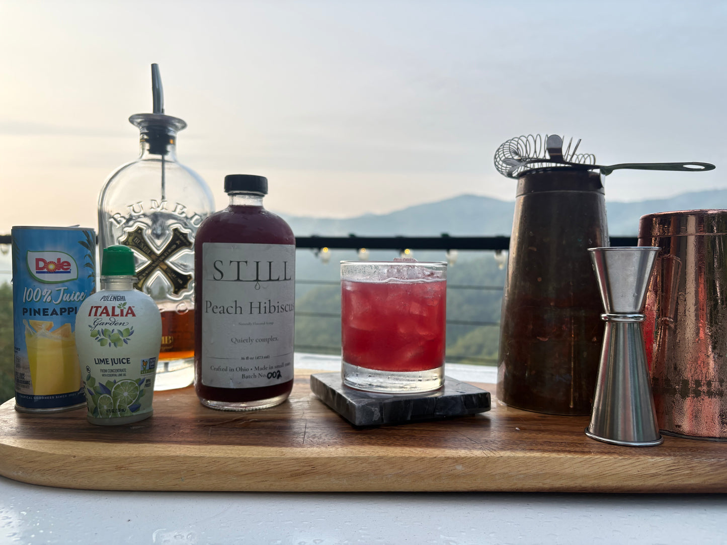 STILL Peach Hibiscus Syrup (8 oz)