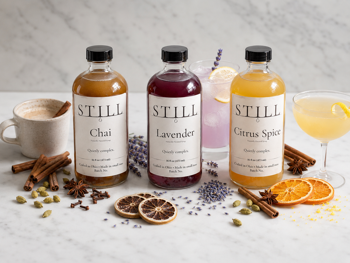 STILL small-batch syrup trio